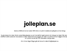 Tablet Screenshot of jolleplan.se